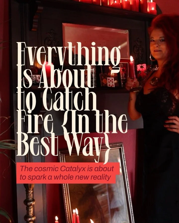 Y&rsquo;all ready to walk through the portal of this new cosmic reality? 🚪✨❤️&zwj;🔥

Swipe for the astro insights, and be sure you&rsquo;re on our Newsletter list {link in bio} because we&rsquo;ll be doing a 3-day {totally free} Cosmic Catalyx ritu