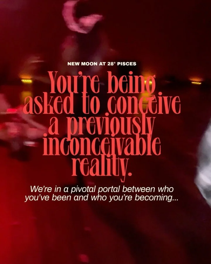 🌑 It&rsquo;s the Pisces New Moon, and we&rsquo;re in a pivotal portal between who you&rsquo;ve been and who you&rsquo;re becoming...⁠
⁠
🕯️ Swipe through for deeper wisdom and a taste of astrological insight from cosmic priestess @tara.valkyrie. The