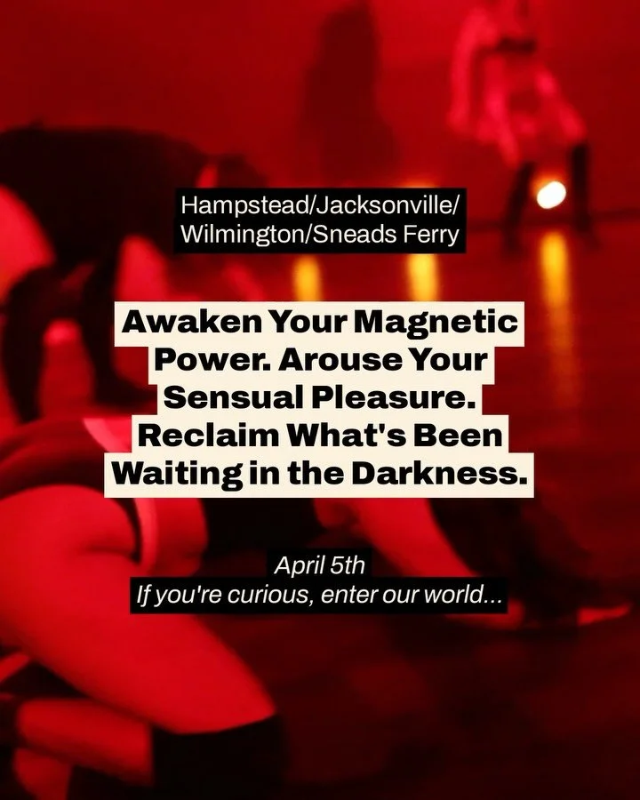 Hampstead/Jacksonville/Wilmington/Sneads Ferry/Camp Lejeune babes:

Join us on Sunday, April 5th, for a day of self devotion.
⁠
Esoeroticism&trade; is the reclamation of what was always yours: your erotic life force, your creative fire, your magnetic