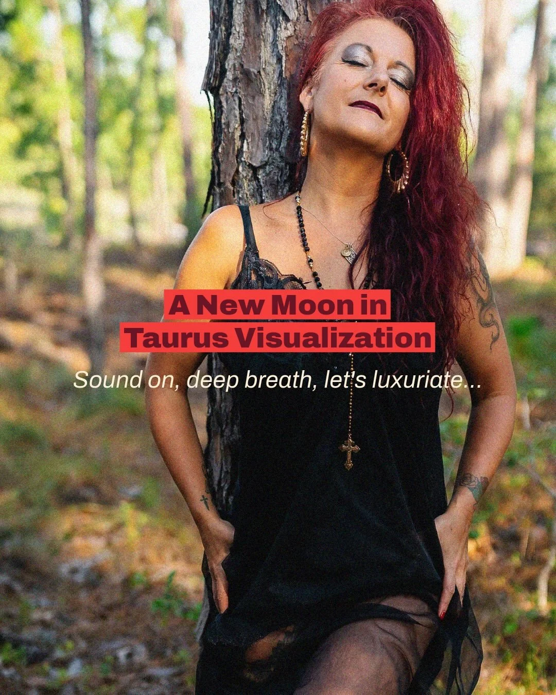 Post New Moon awakening&hellip;.

If you&rsquo;d like to make this visualization a reality, Dea Magia (my sacred home and retreat property in Coastal North Carolina) is calling. 🌹 ⁠
⁠
​Our Sovereign Sensualist retreat​ is happening Friday June 19th&