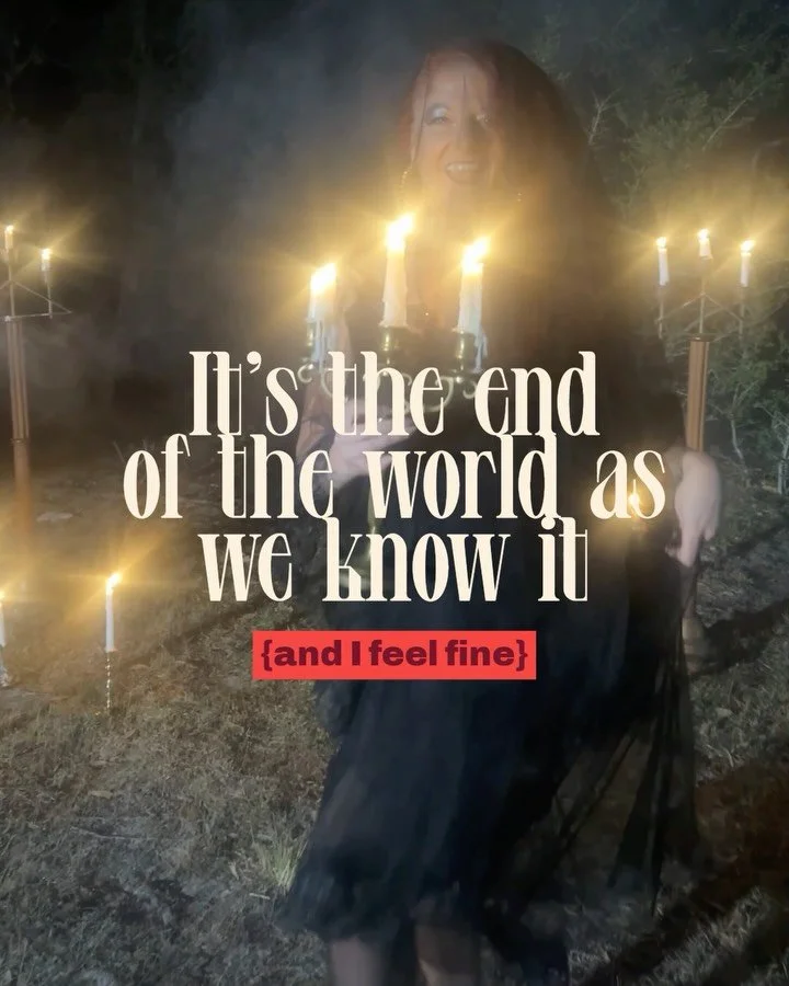 It&rsquo;s the end of the world as we know it&mdash;and honestly, I feel fine.⁠
⁠
Because I&rsquo;m starting to recognize my Stockholm Syndrome with the old paradigm that has become a familiar pattern versus an ideal reality.⁠
⁠
And maybe you feel it