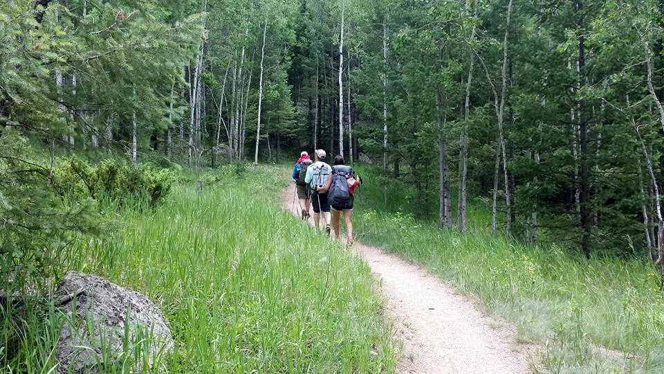 Day 4: We headed to Rolling Creek Trailhead outside of Bailey. Hiking with my boys for a few days helped them better understand what I would be doing, day after day, for five weeks. Daily mileage: 6.8. Total miles: 40.2.