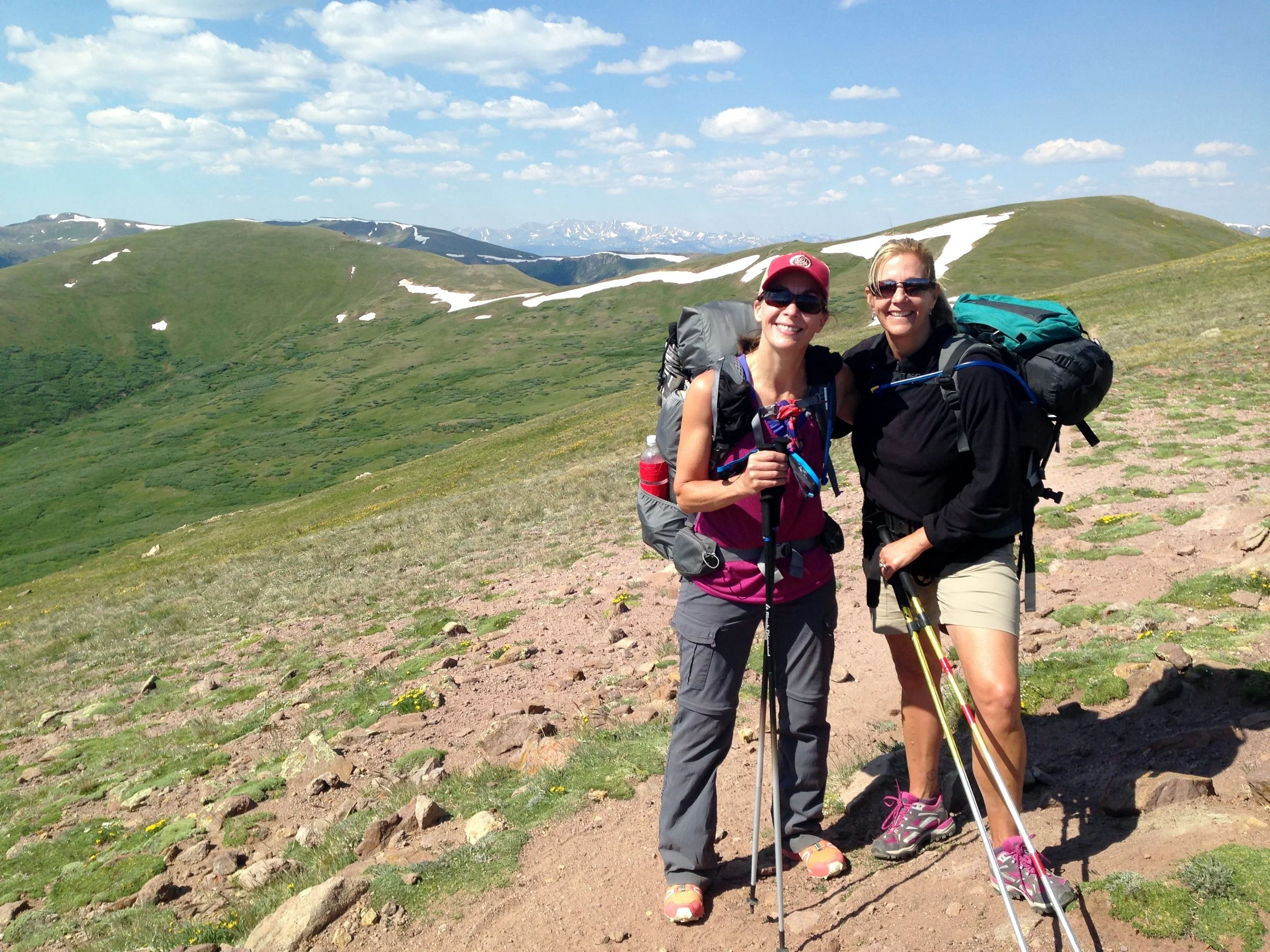 Day 12: Hiked with Dani up and over Kokomo Pass (12,023') then down to meet her family near Camp Hale . I lost my water filter at some point along the way and had to bail off the CT at Tennessee Pass to buy a new one. No water, no hikey. Daily mileage: 15.2. Total miles: 142.6.
