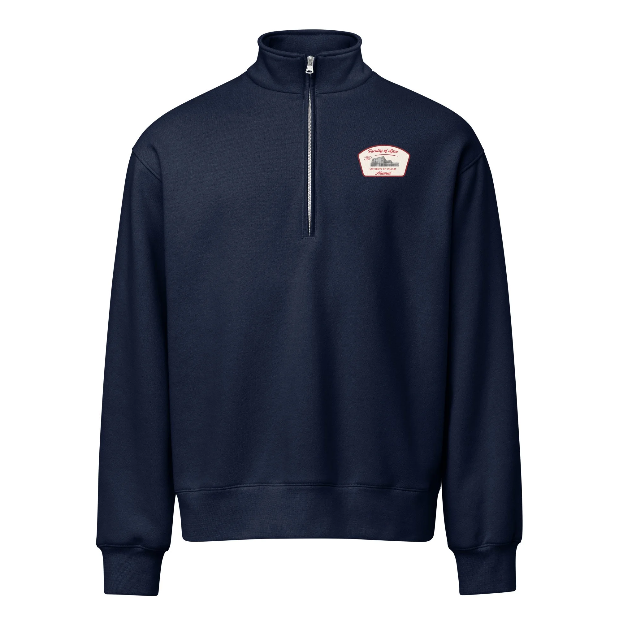 unisex-heavyweight-half-zip-pullover-navy-front-6aa821603f0e4.jpg