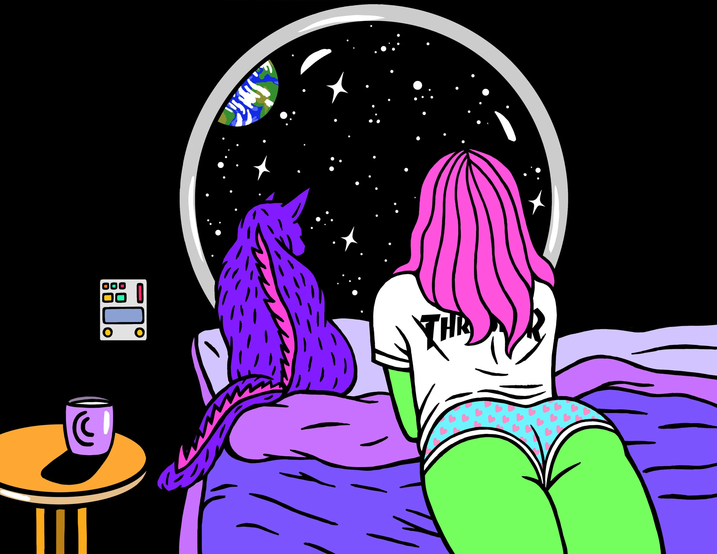 Amadeus Magazine - 'Exploring Robin Eisenberg's Intergalactic Illustrations'