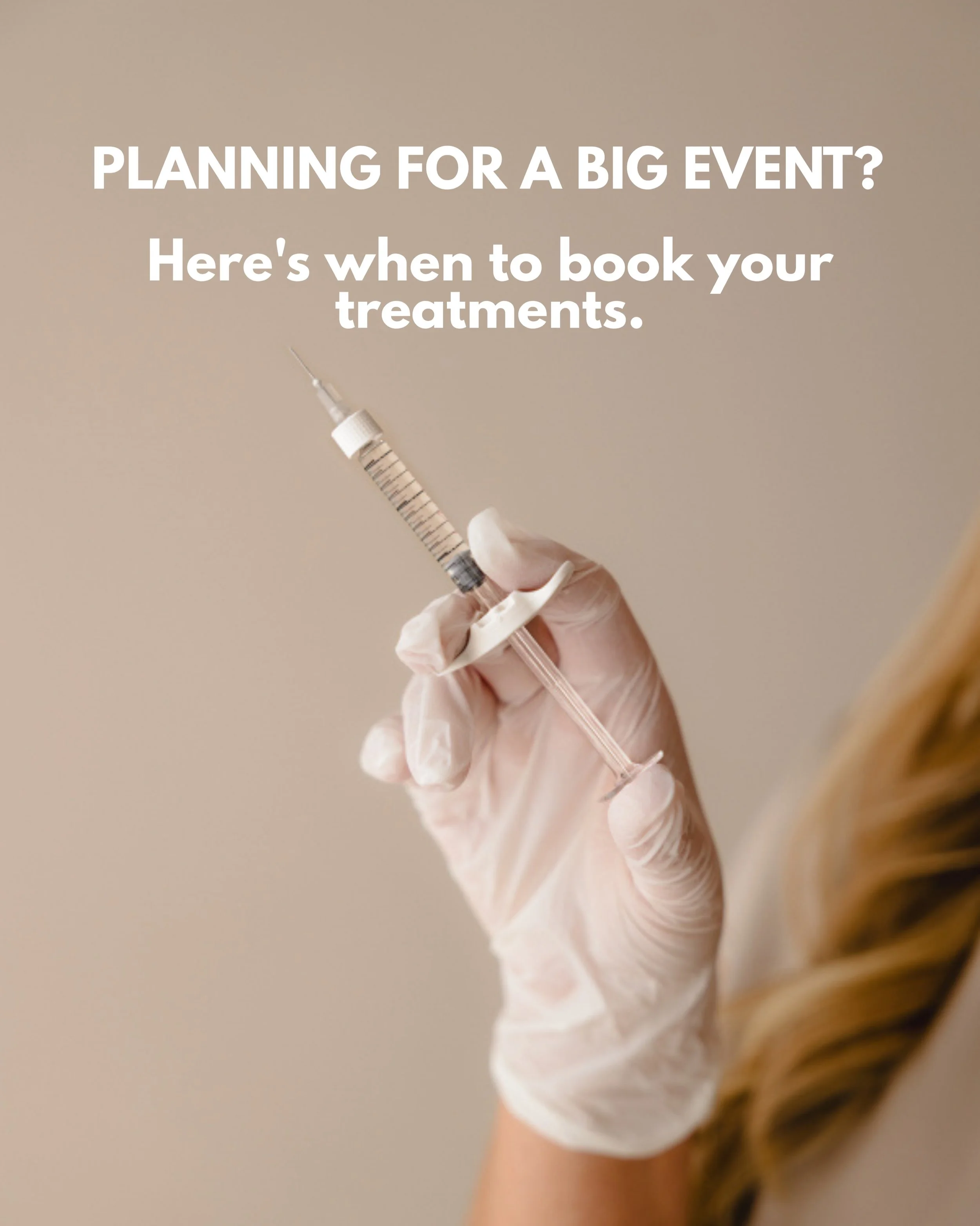 If you&rsquo;ve got a wedding, holiday or big event coming up, your treatments need to be planned in advance. Some results take weeks to develop, others need time to settle. This is your guide to getting the timing right.

DM me to plan your treatmen