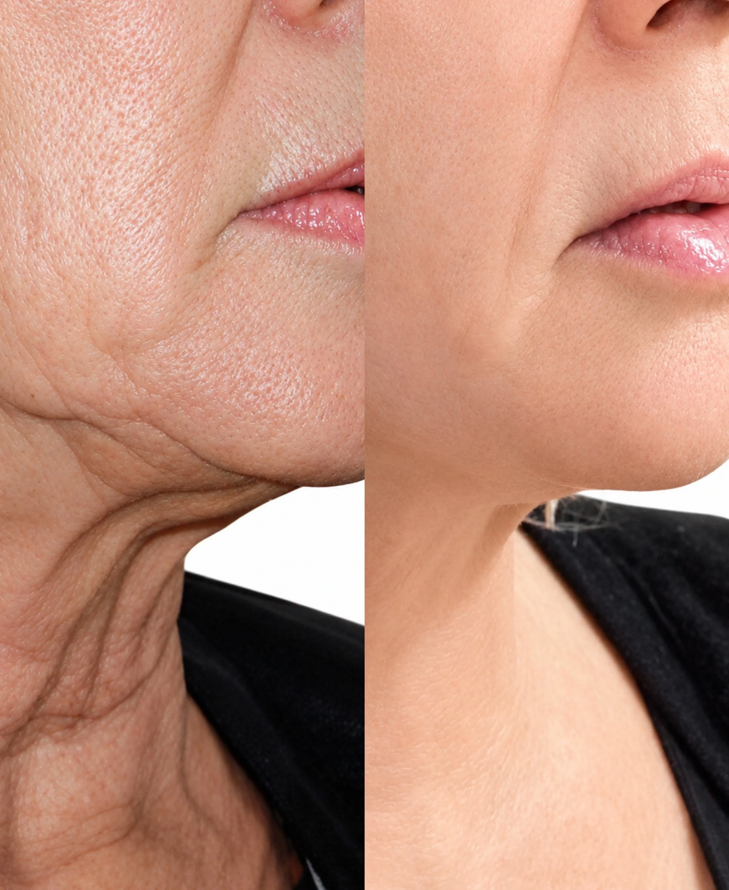 The neck is one of the first places to give away your age and one of the most overlooked when it comes to treatment.

HIFU works by stimulating collagen deep within the skin, lifting and tightening over time. The results? You&rsquo;ve seen them👆

If