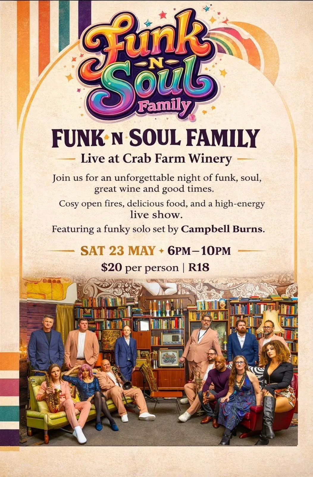 Funk n Soul Family live at Crab Farm Winery