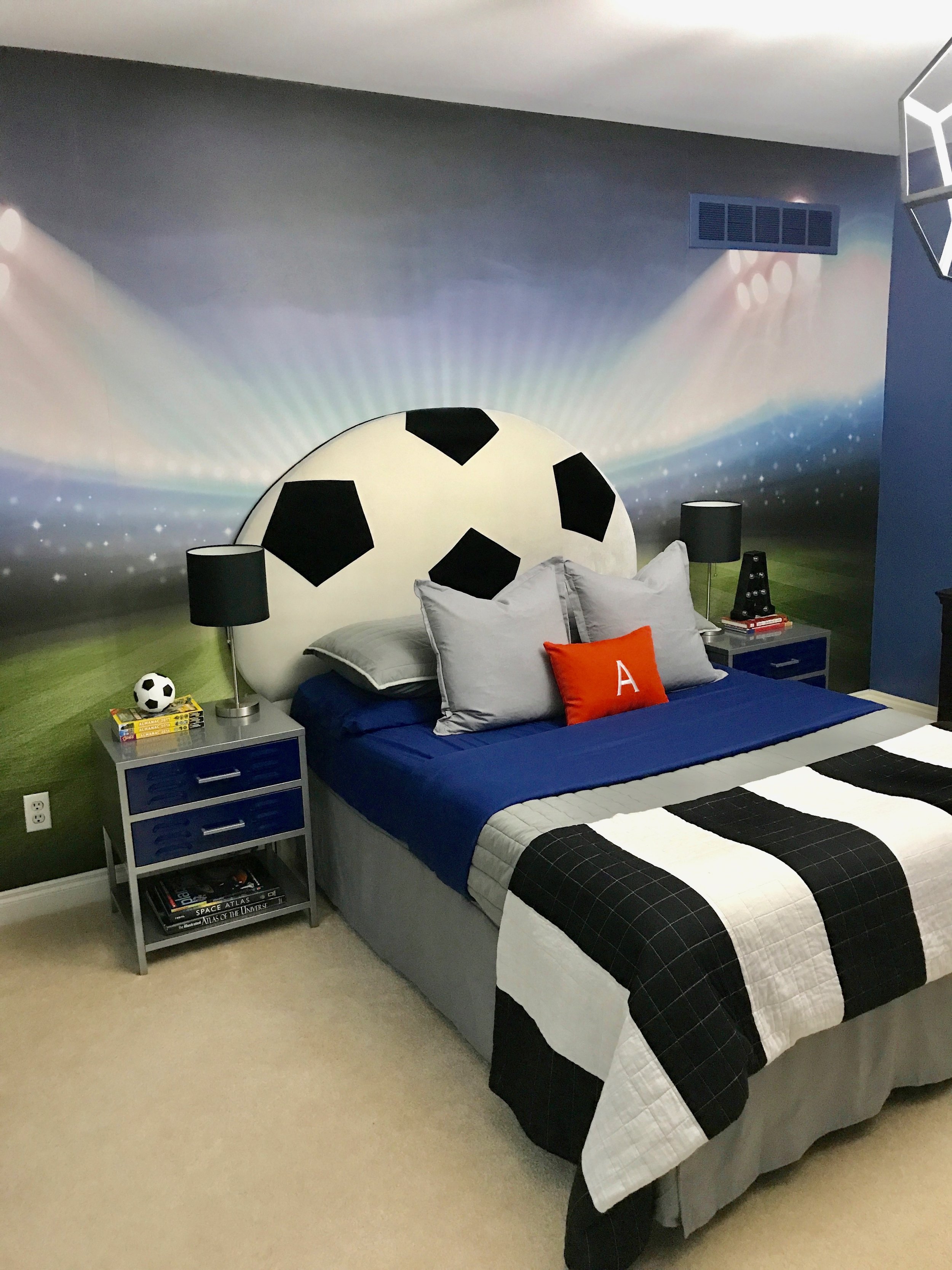 Soccer Themed Bedroom: Soccer Room Decor Ideas — Decor For Kids