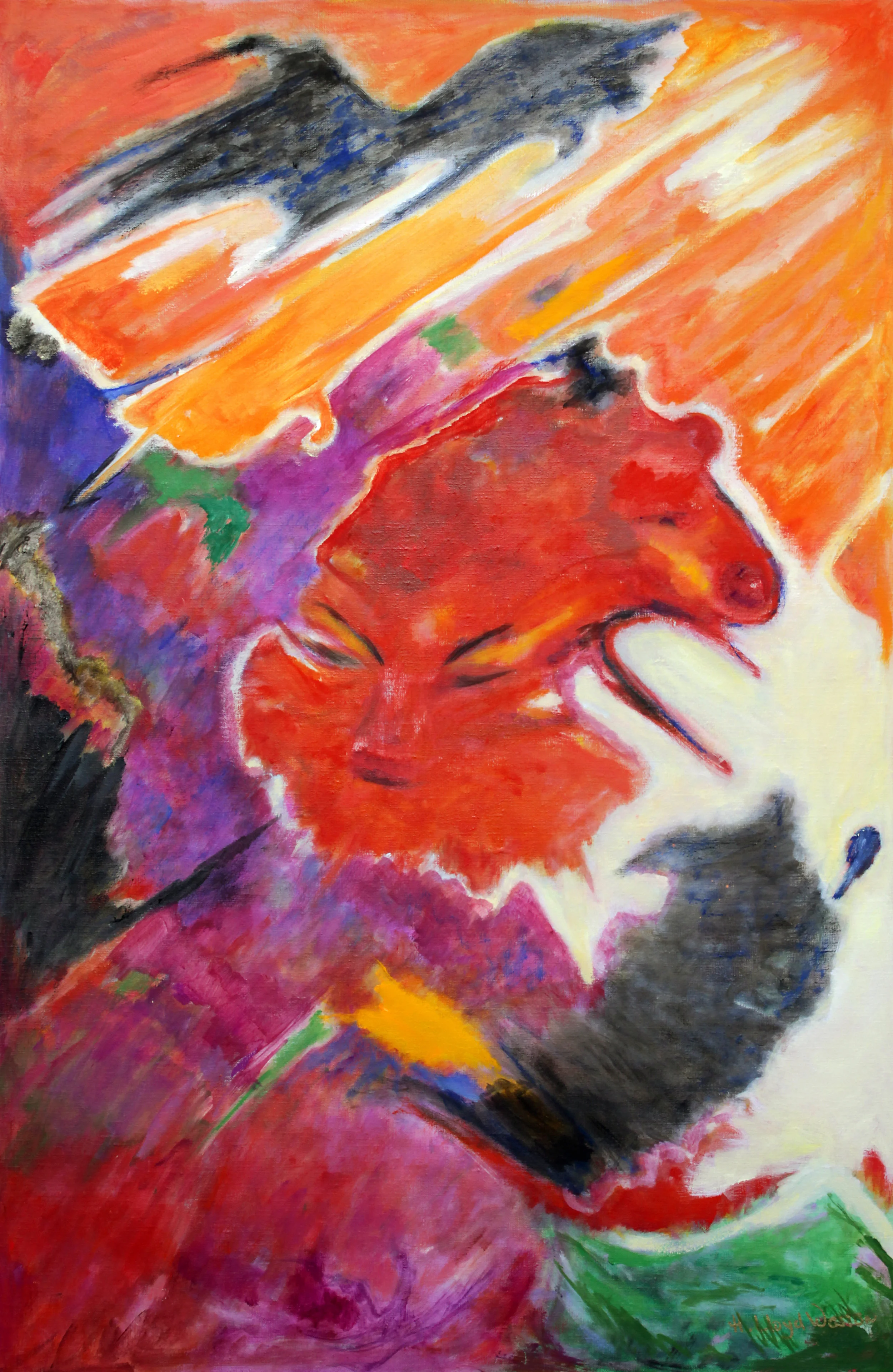 Red Figure Abstraction