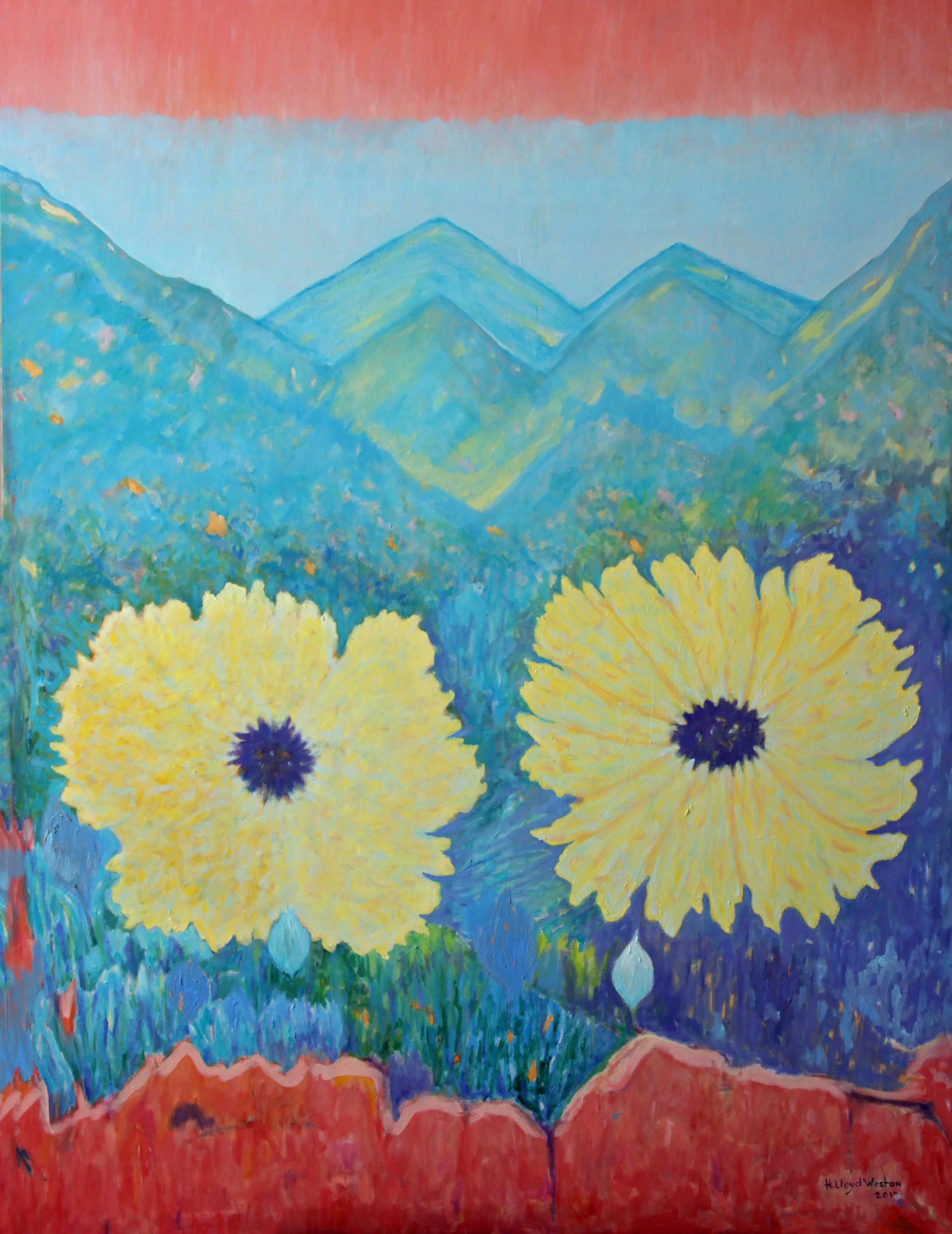 Flowers in a Landscape