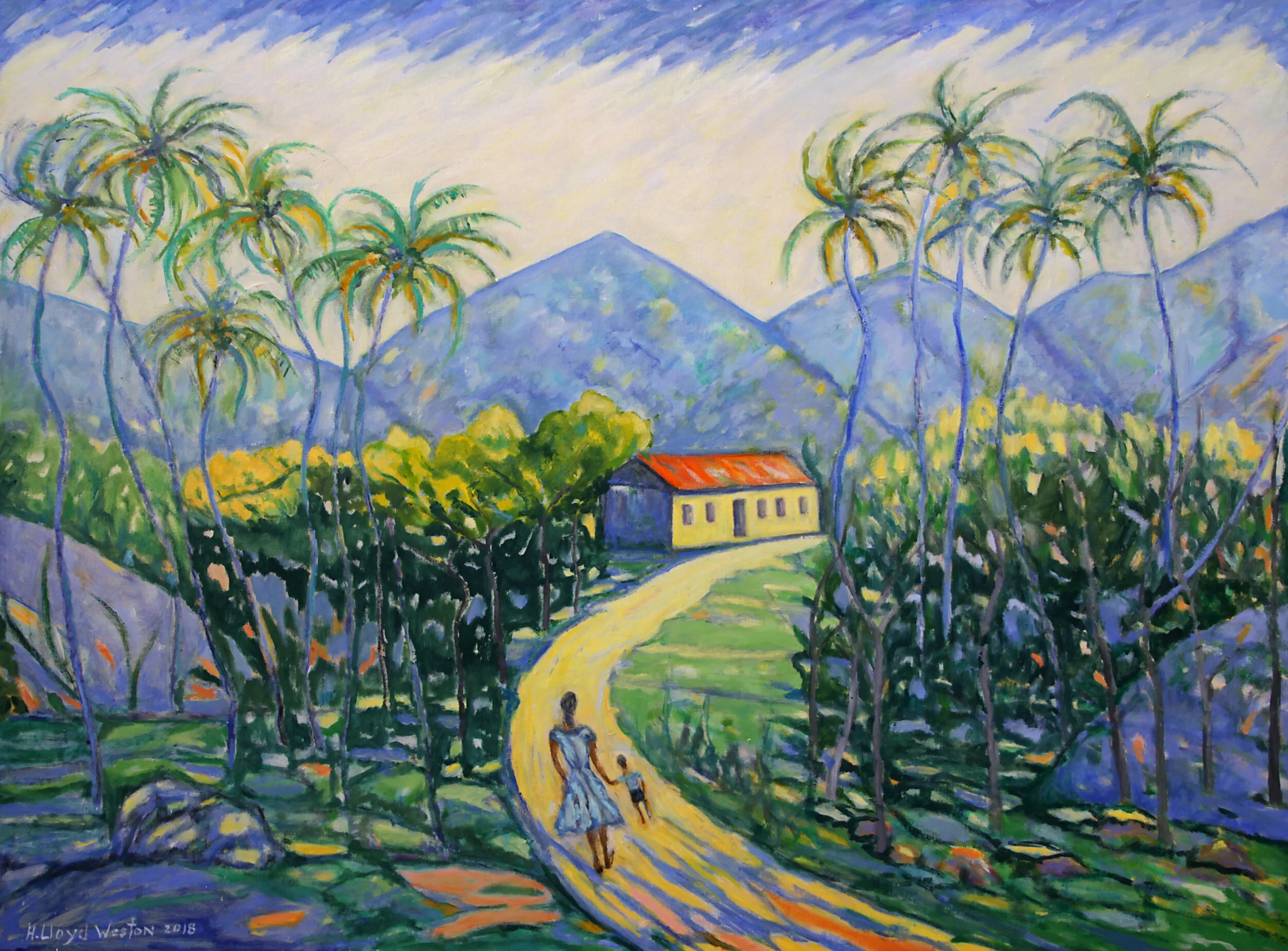 Jamaican Landscape (Mother and Child Reunion)