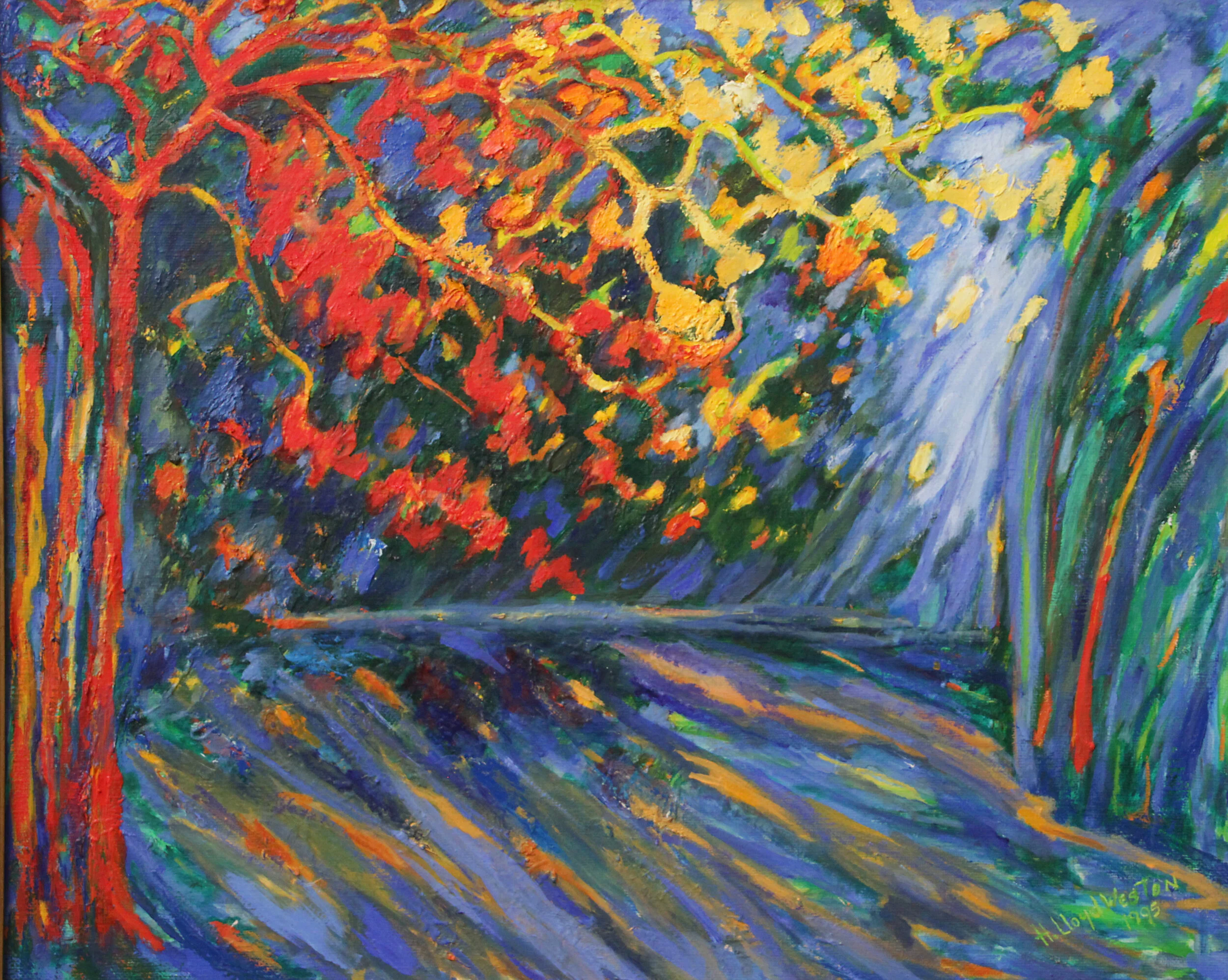 Red Trees in a Forest