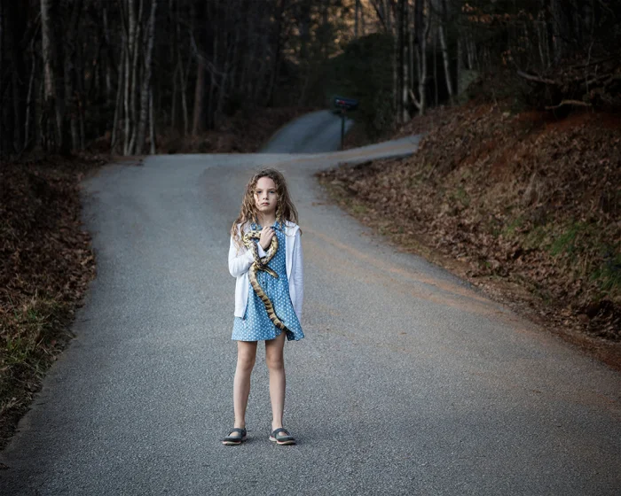 Untitled - Girl with Snake, Rabun, GA