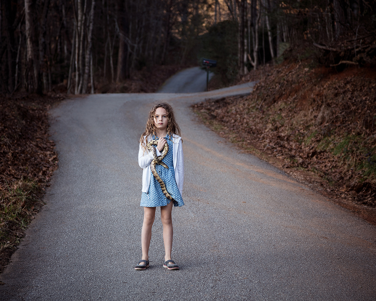   Untitled - Girl with Snake, Rabun, GA  