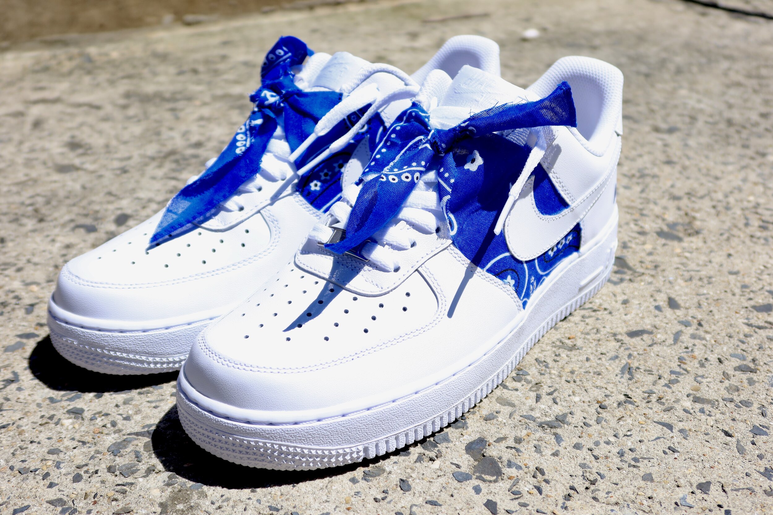 blue bandana af1