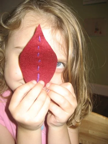 leaf sewing