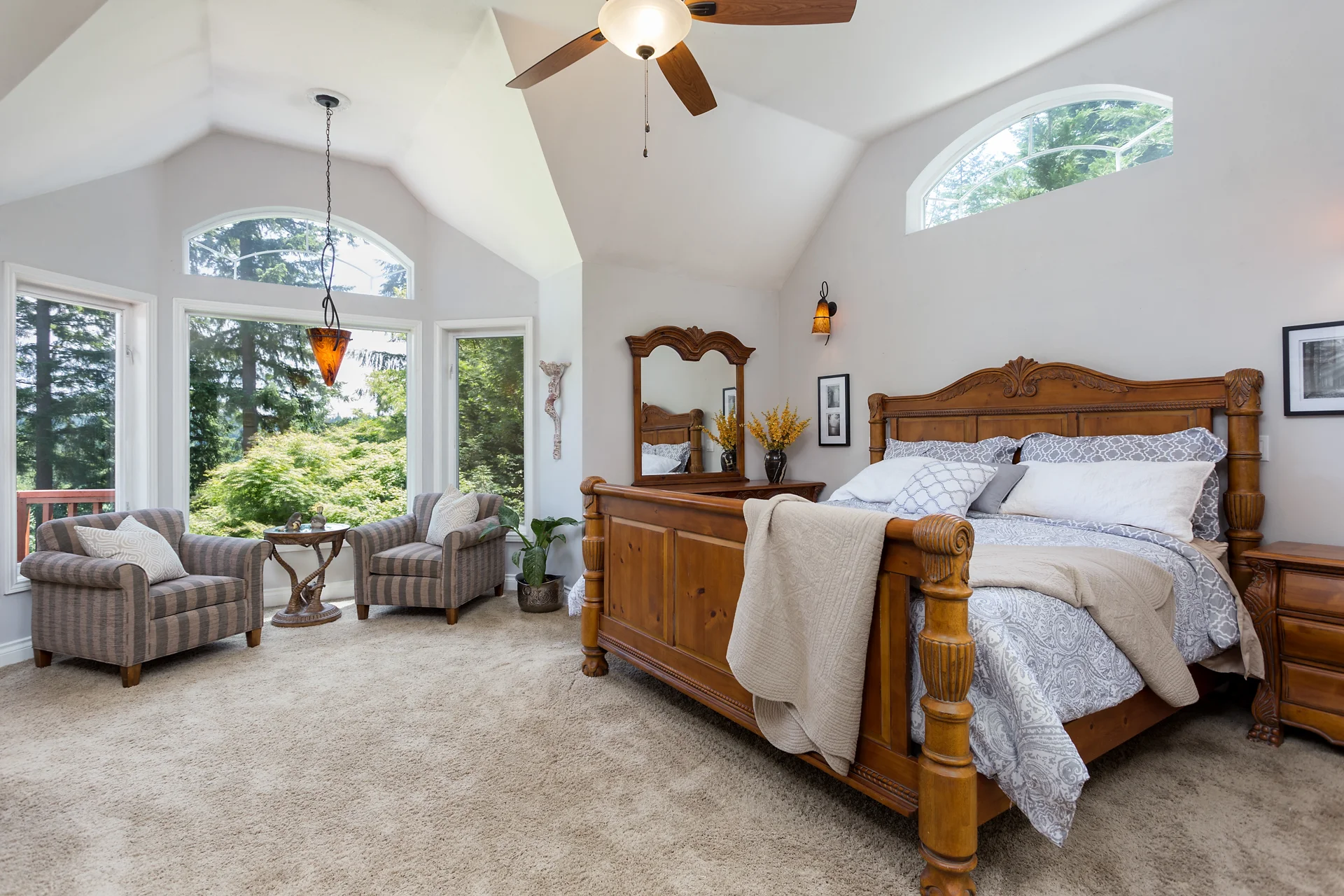 Stunning Master Suite.