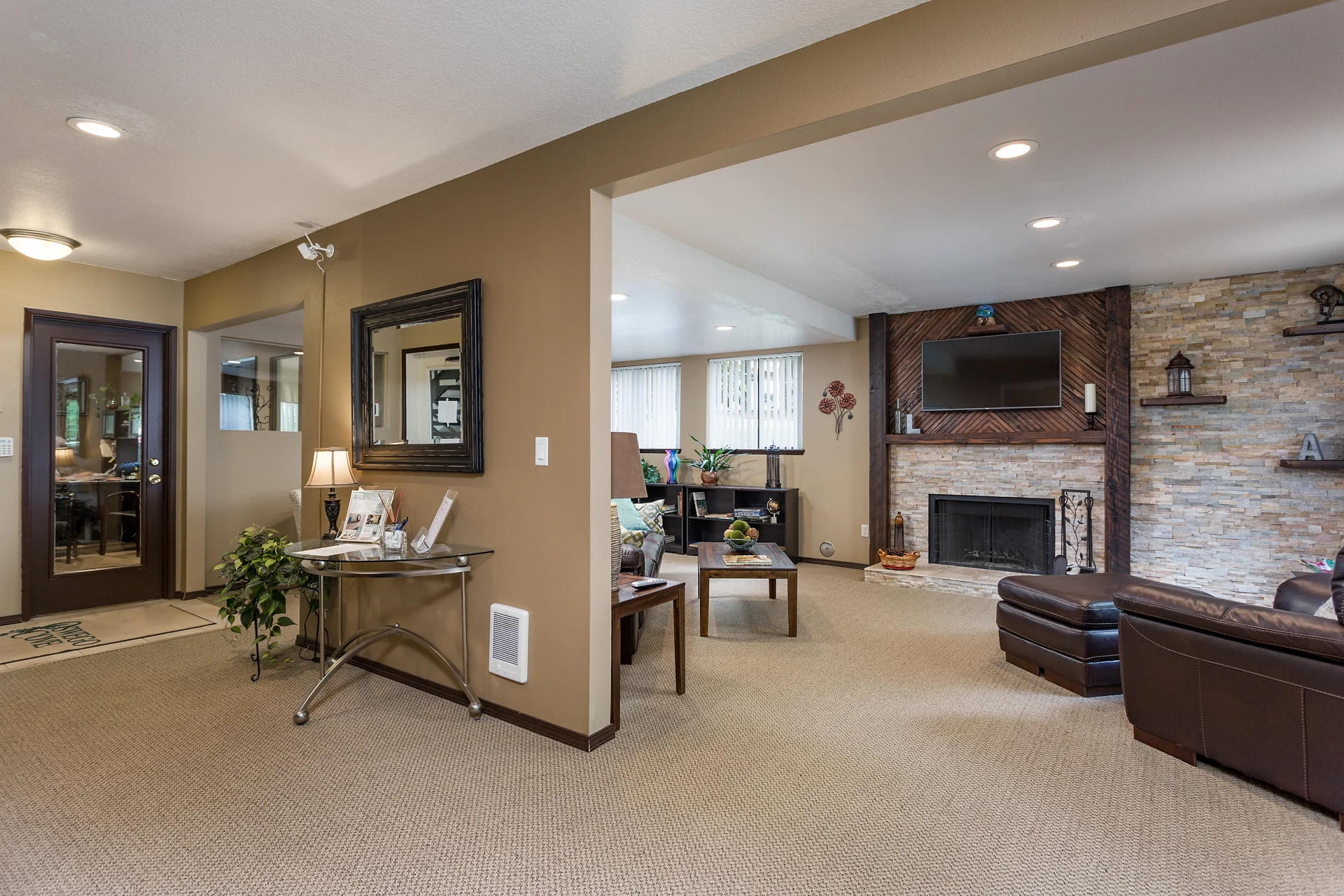 This is the leasing office and community room.