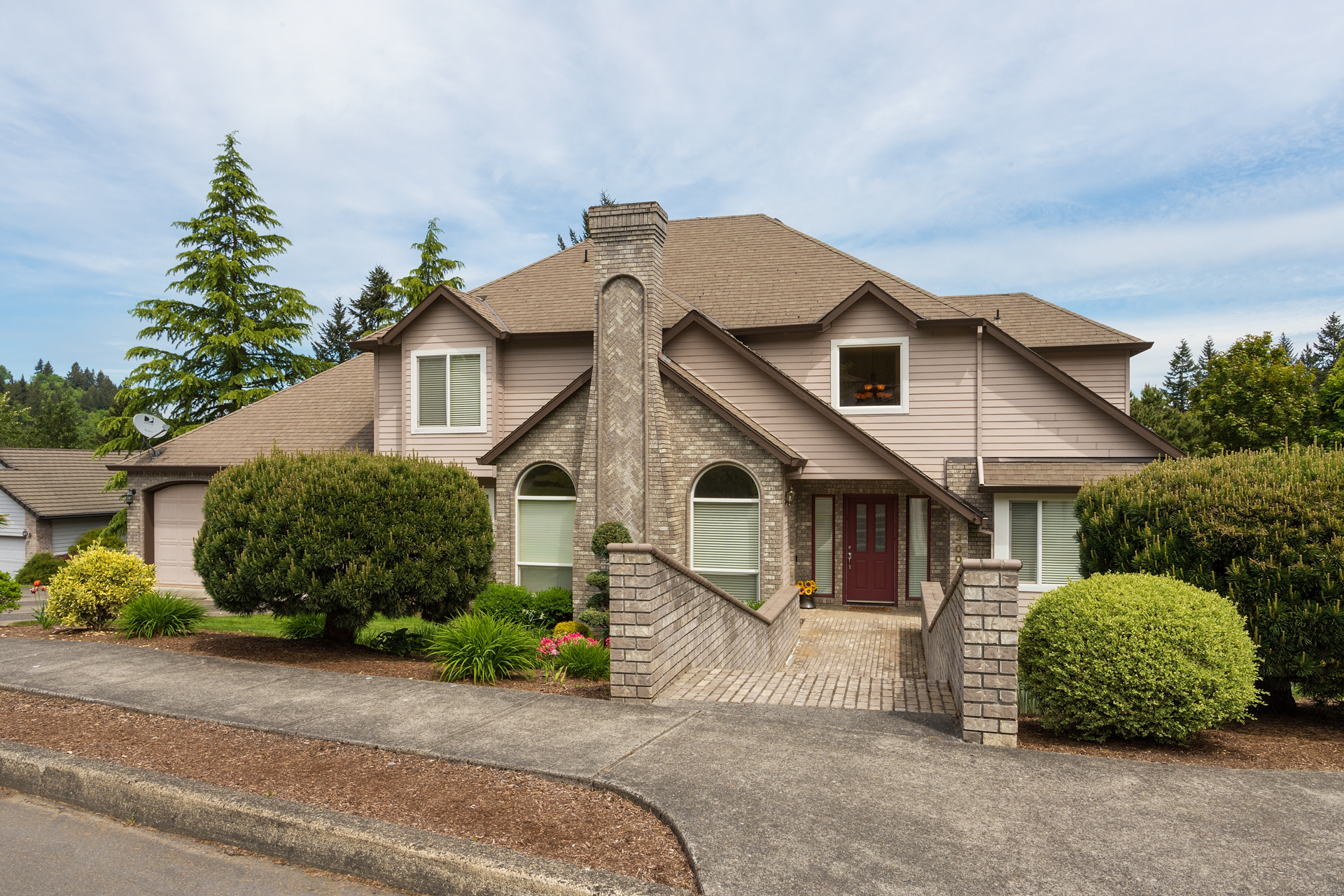 Stately Front Entry