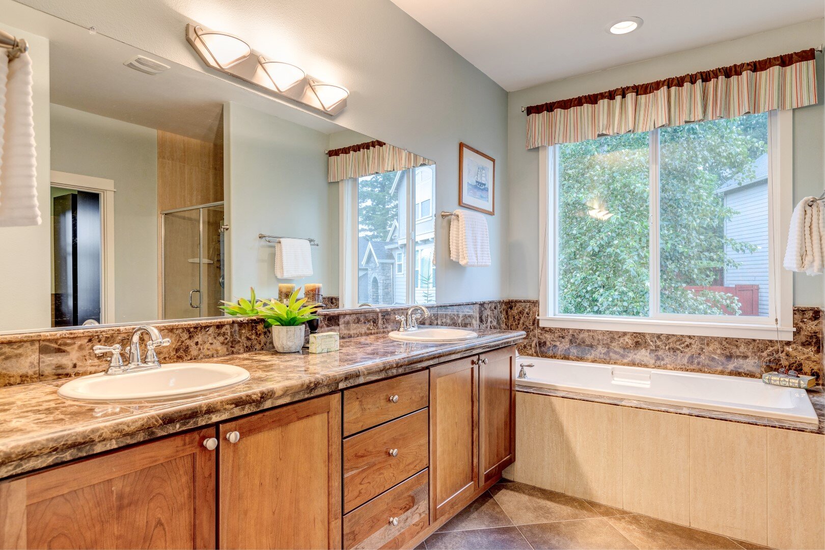 Spacious Master Bath