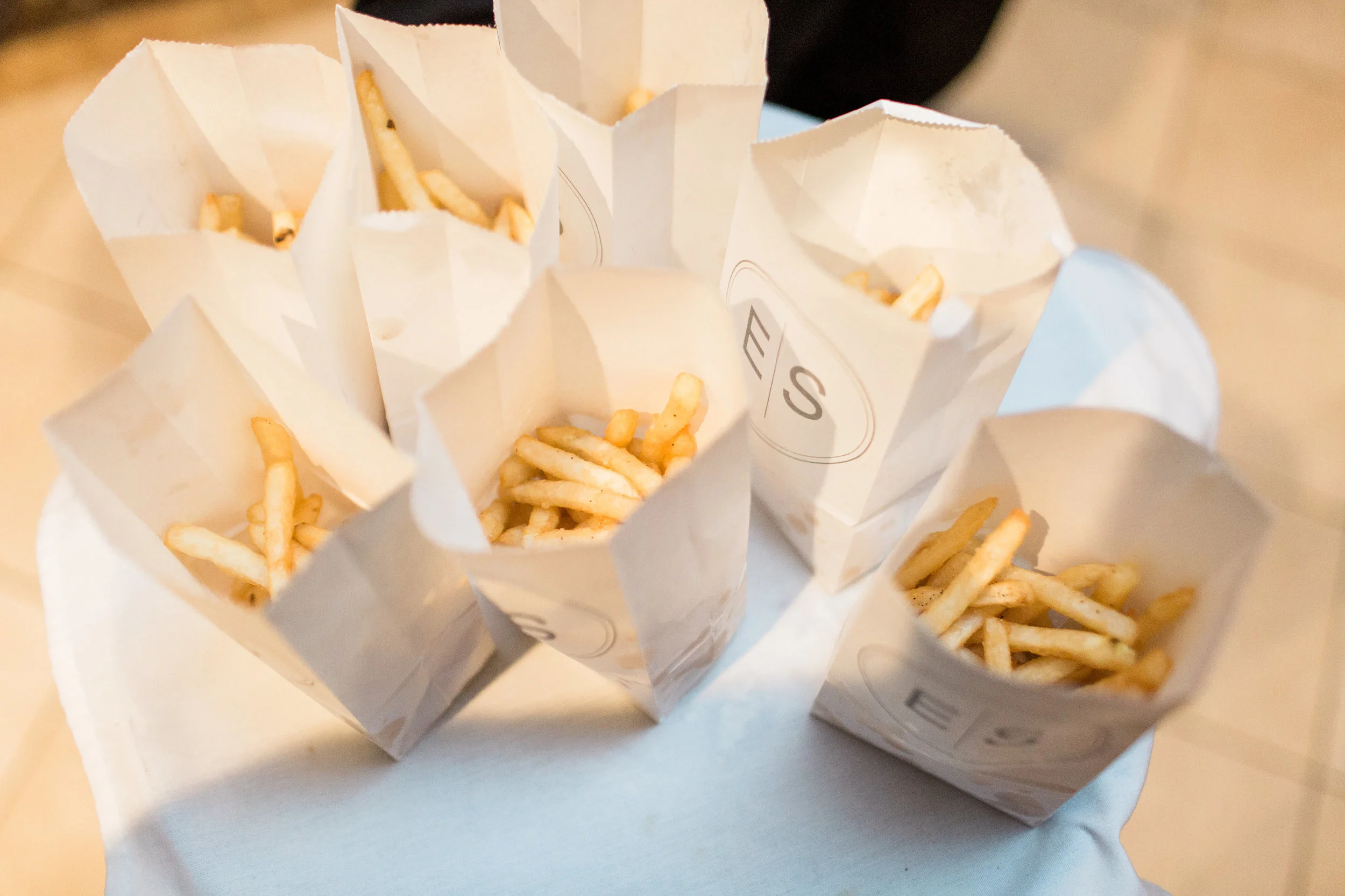 After dancing the night away, who doesn't want to munch on some french fries?? 
