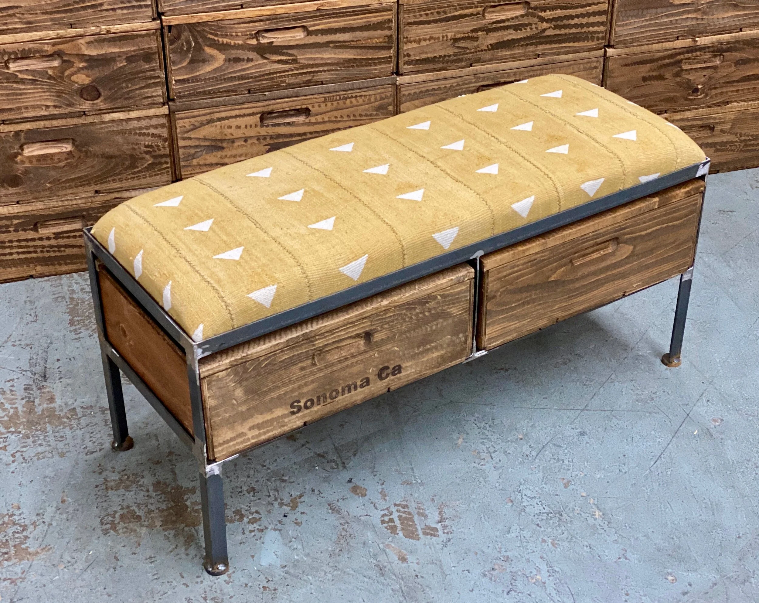 Two Drawer Bench Free Shipping!