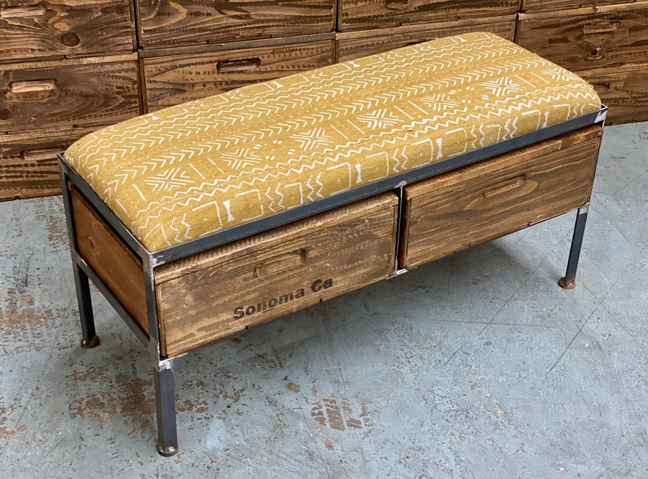 Two Drawer Bench Free Shipping!