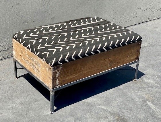 Vintage Sweat Box ottoman Free Shipping!