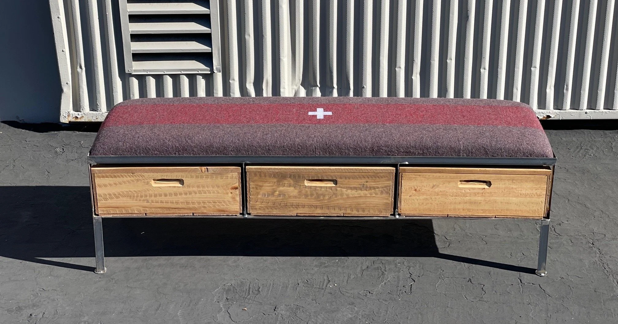 Three Drawer Bench Free Shipping