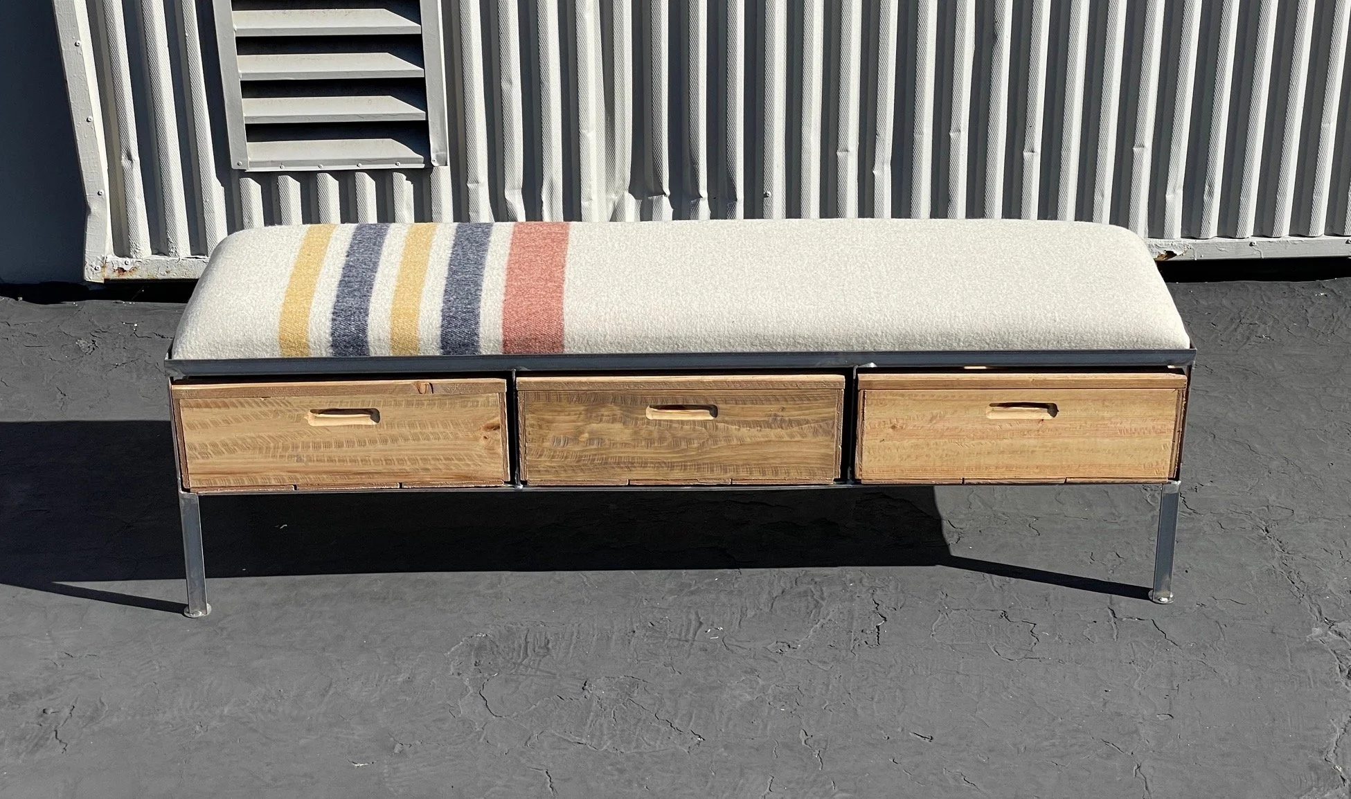 Three Drawer Bench Free Shipping