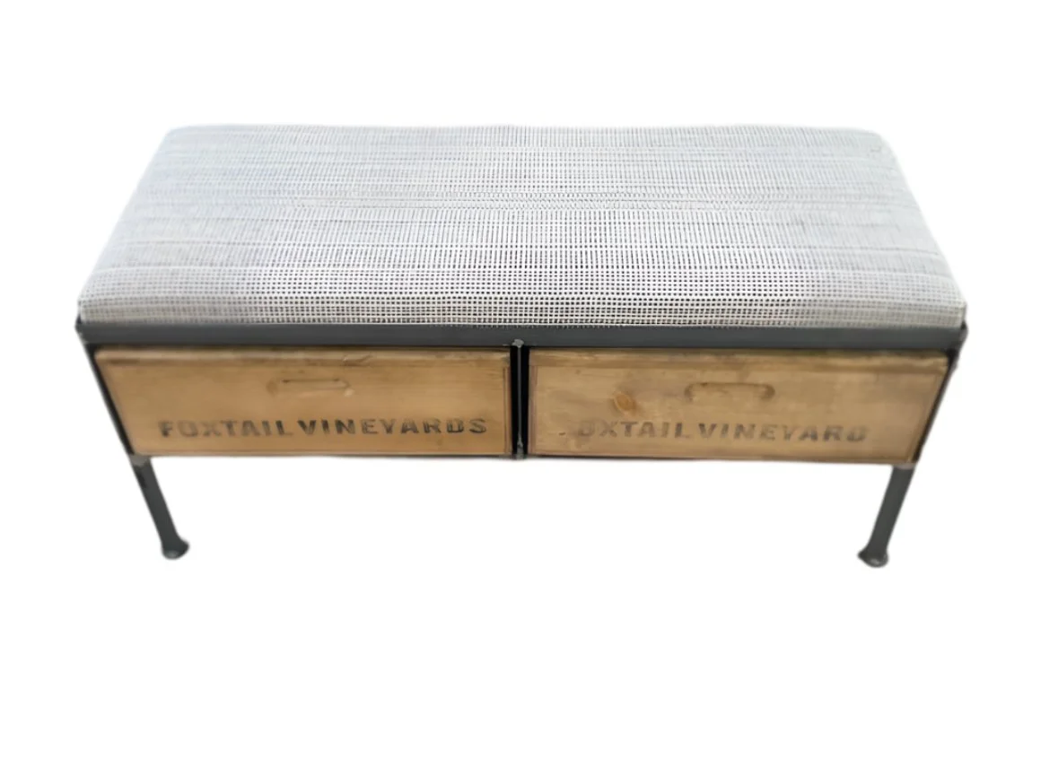 Neutral Rug Bench