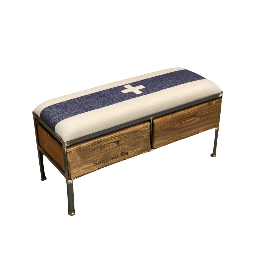 US Navy Blanket Bench