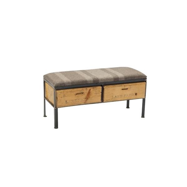 Italian Military Blanket Bench