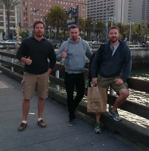 Left to right: Stephen Crockett, Ash Hoctor, Marty Crockett.