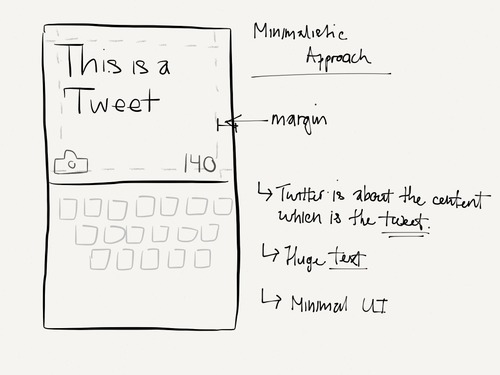 Designing for a more minimal approach