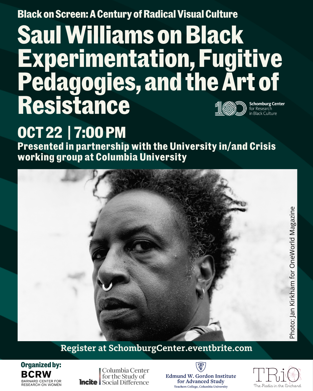 Saul Williams on Black Experimentation, Fugitive Pedagogies, and the Art of Resistance