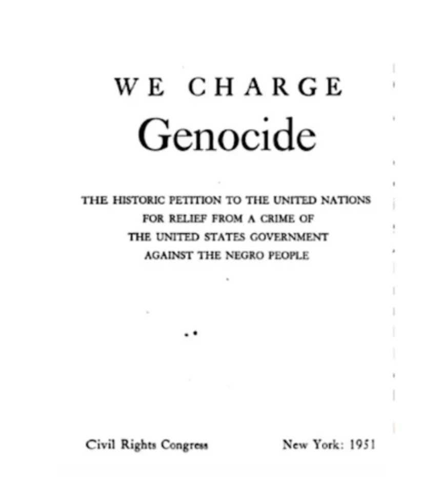 We Charge Genocide at 75
