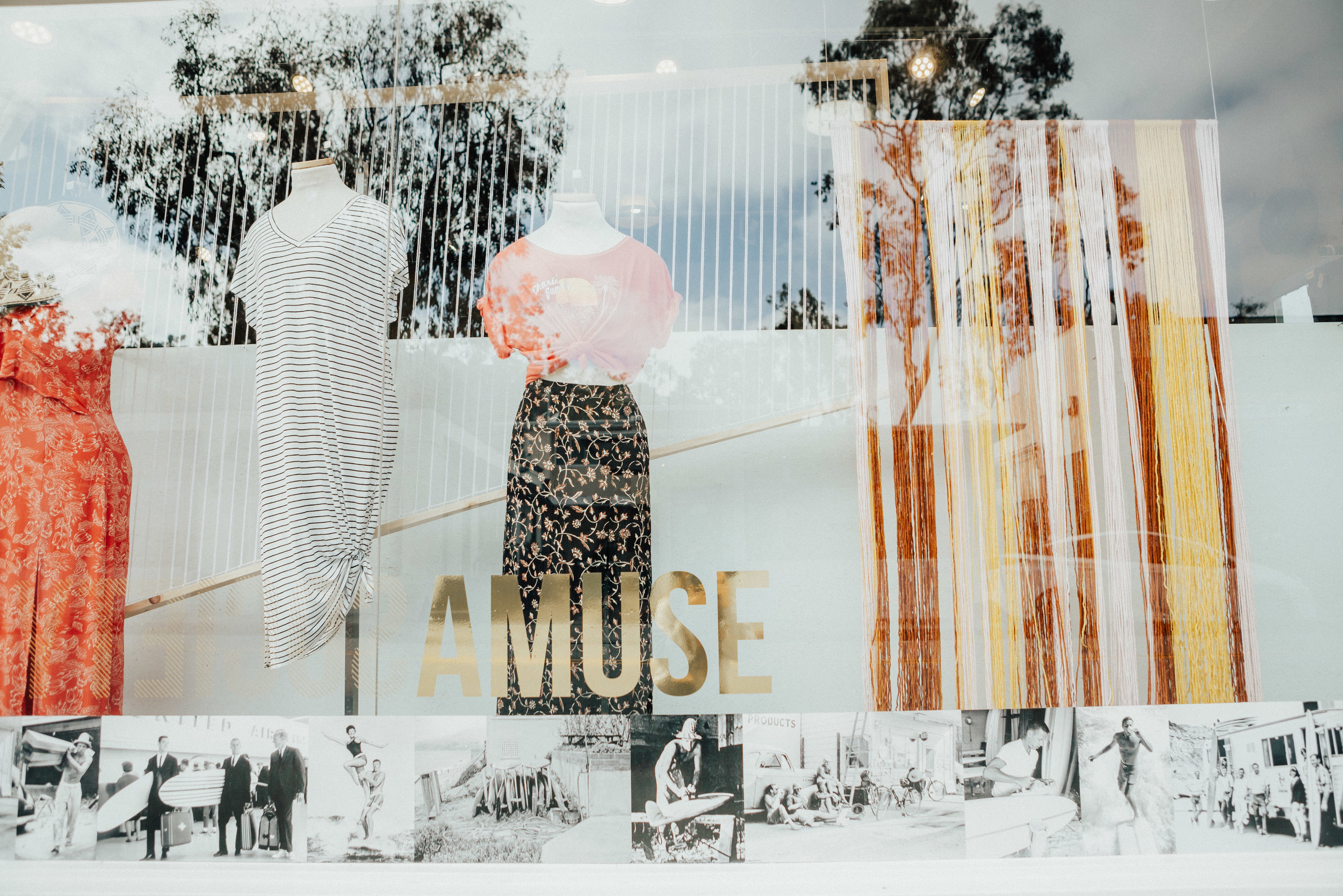 Amuse Society Window Display | Relevant + Raw Installation | @RelevantRaw