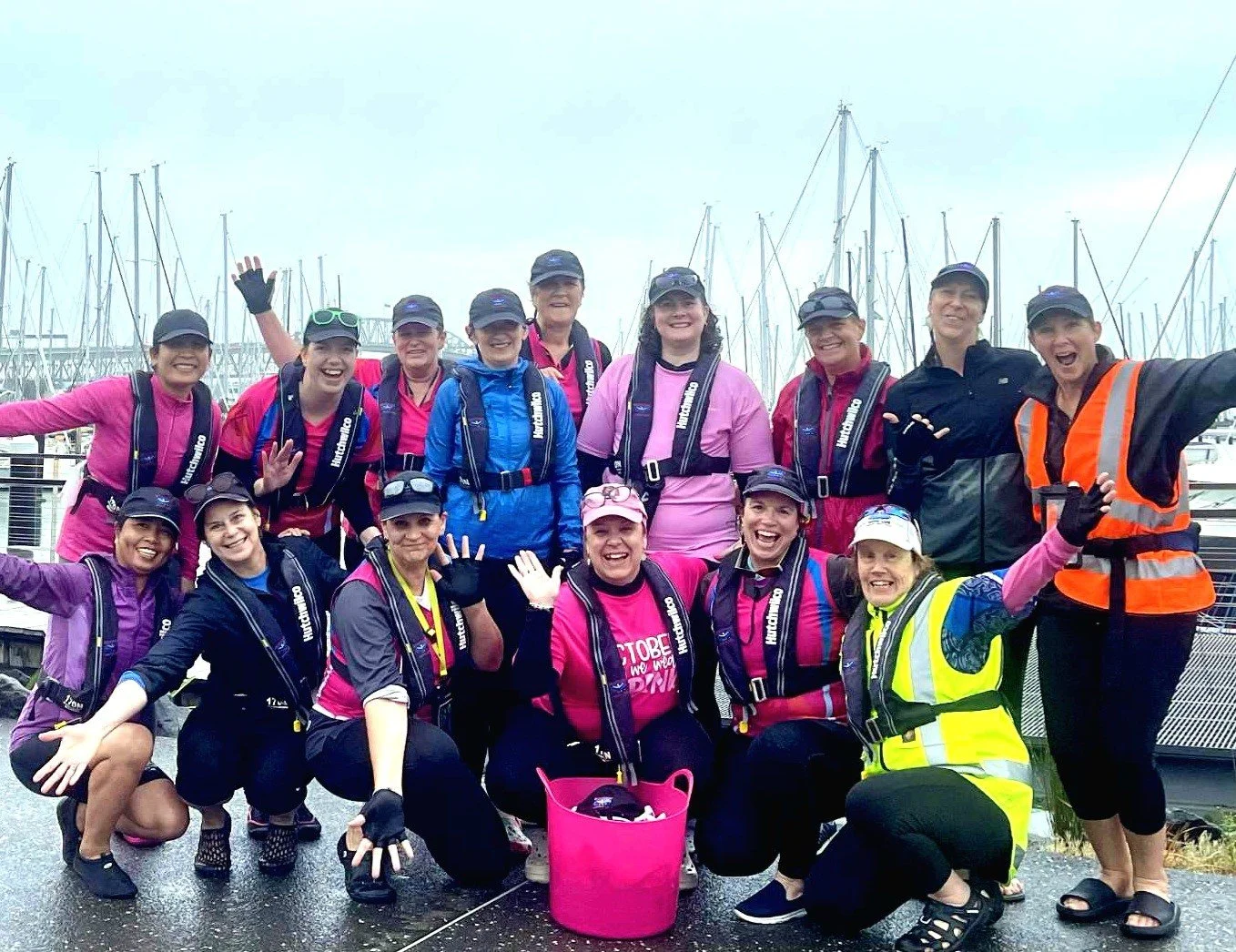  Pink bucket presentation - Welcome Kirsten - Saint Marys Bay, Westhaven - October 2025 