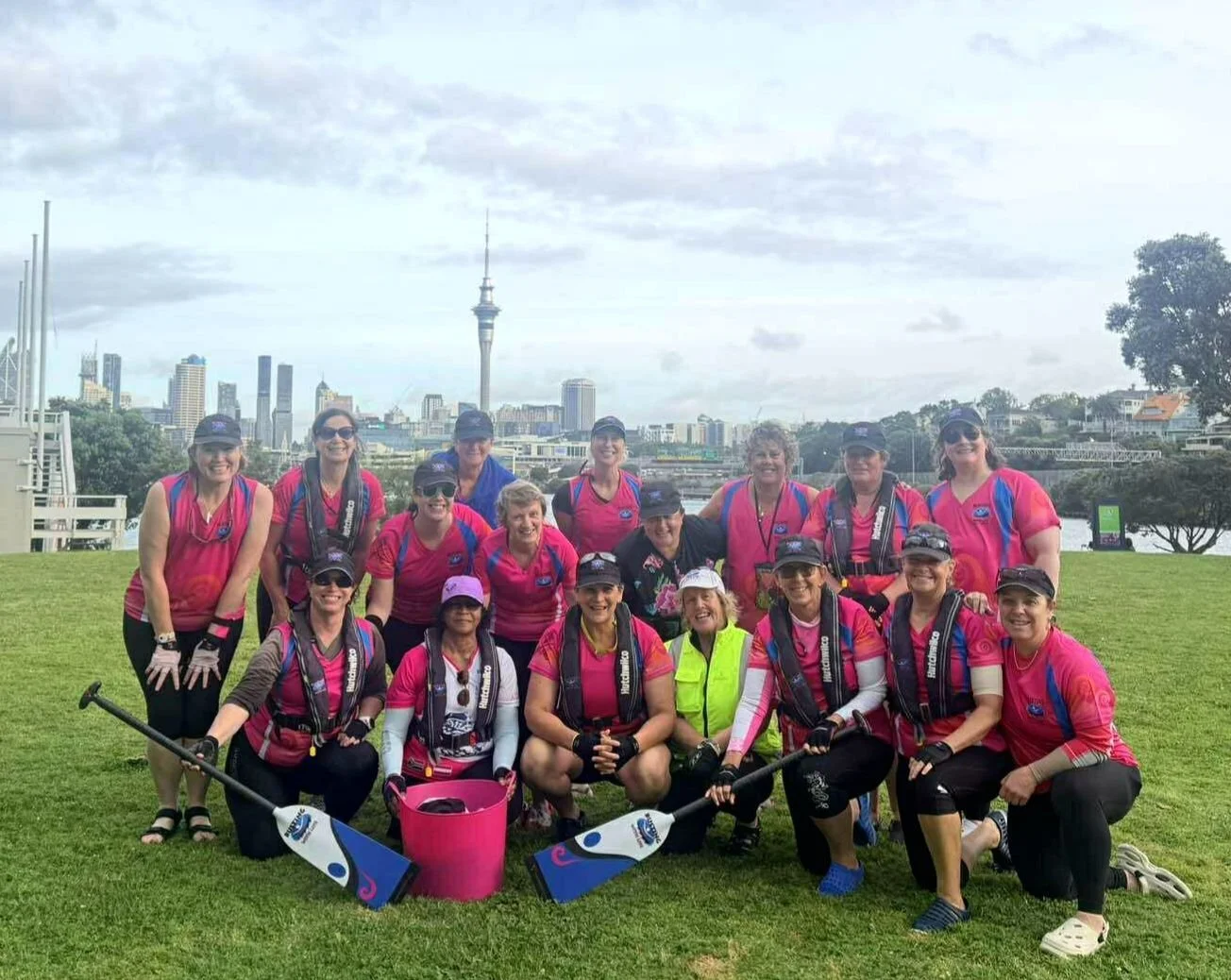  Pink bucket presentation - Welcome back Azba - Saint Marys Bay, Westhaven - November 2025 