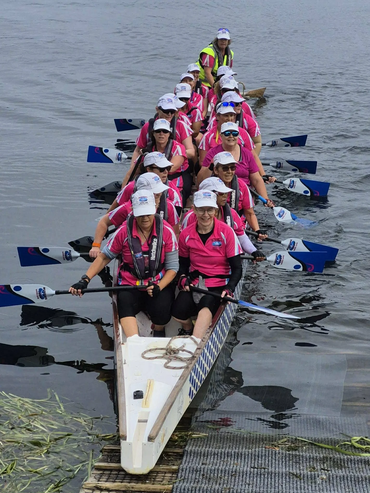  The new racing paddles come out to play - Lake Pupuke - February 2026 