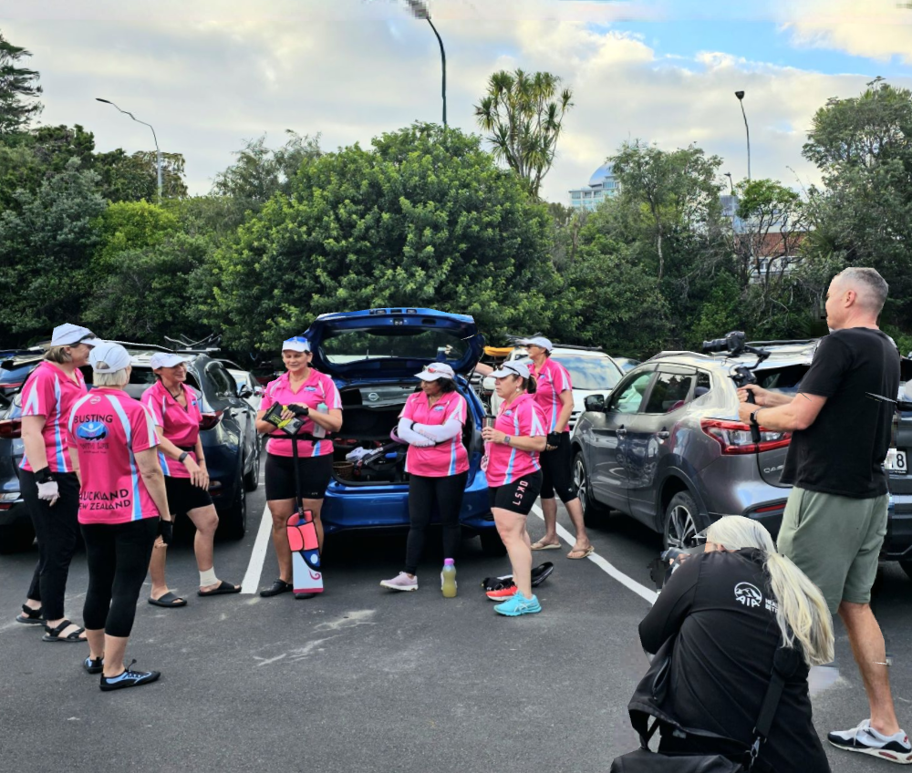  Pre-training chats - Lake Pupuke - February 2026 - photo credit to AIA Insurance 
