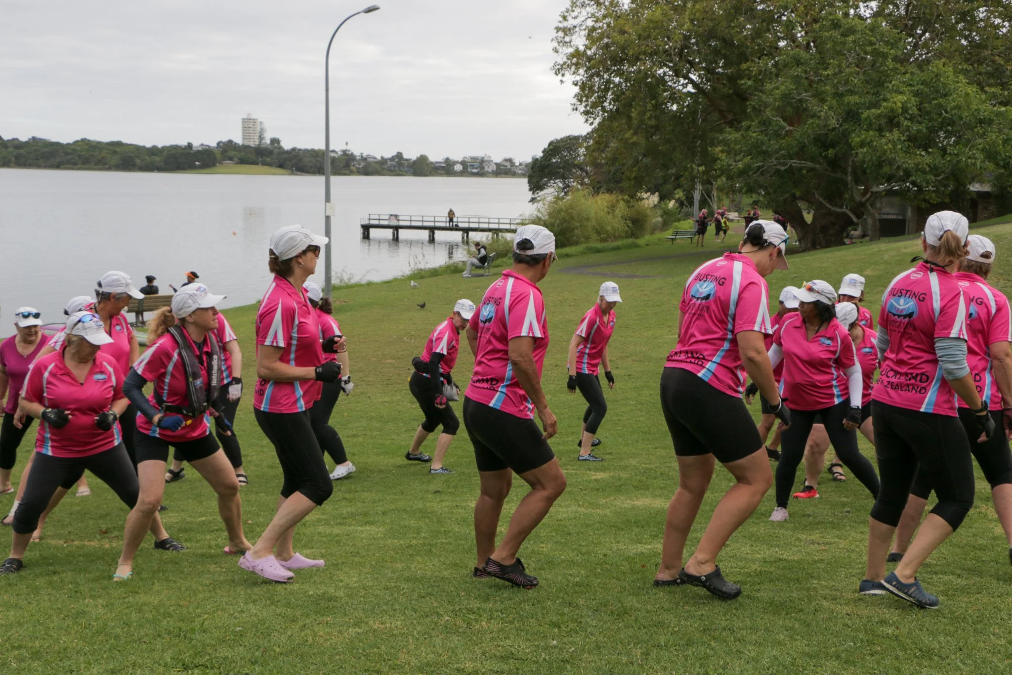  Training warm up - Lake Pupuke - February 2026 - photo credit to AIA Insurance 