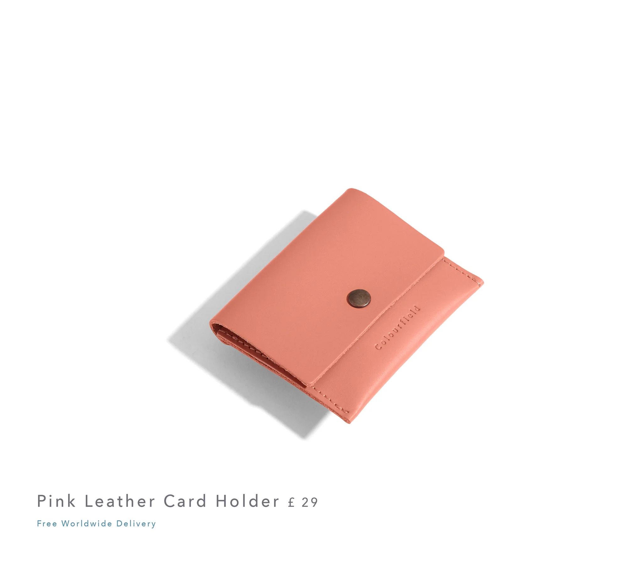 Colourfield London  Pink Card Holder MonocolourCollection.jpg
