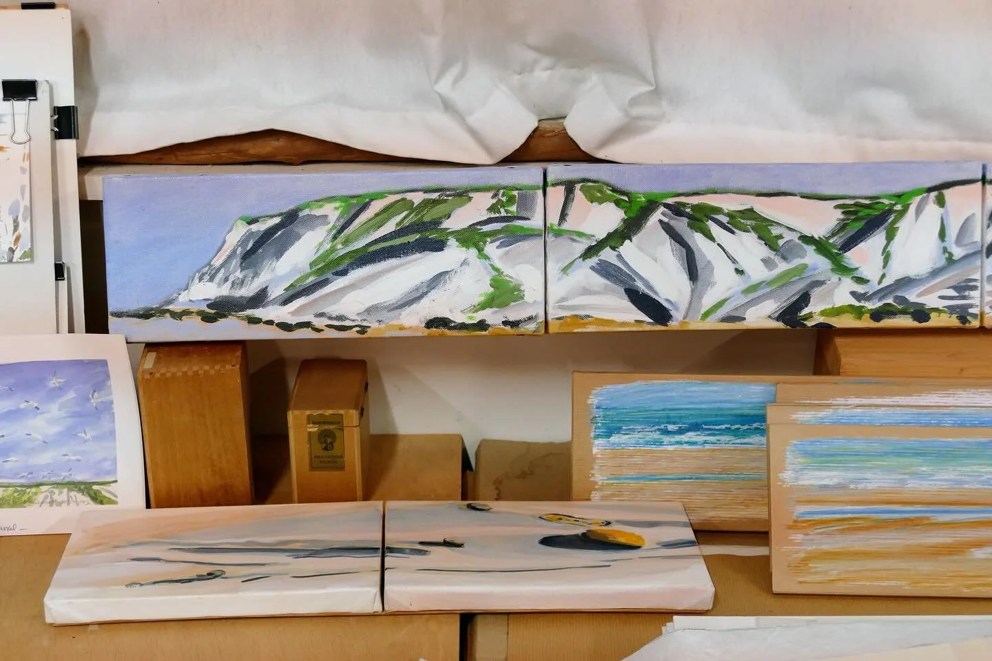 La falaise, huile sur toile, 12 x 192 cm, 2017

#wissant #cotedopale #capblancnez #capgrisnez #artoftheday #fineart #oilpainting #oiloncanvas #naturepainting #abstract #contemporaryart #artistsoninstagram #polyptych #mariececiledefline #FrenchWomanAr