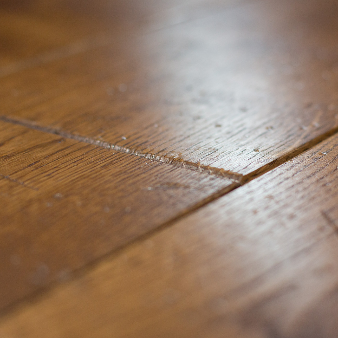 Real oak flooring