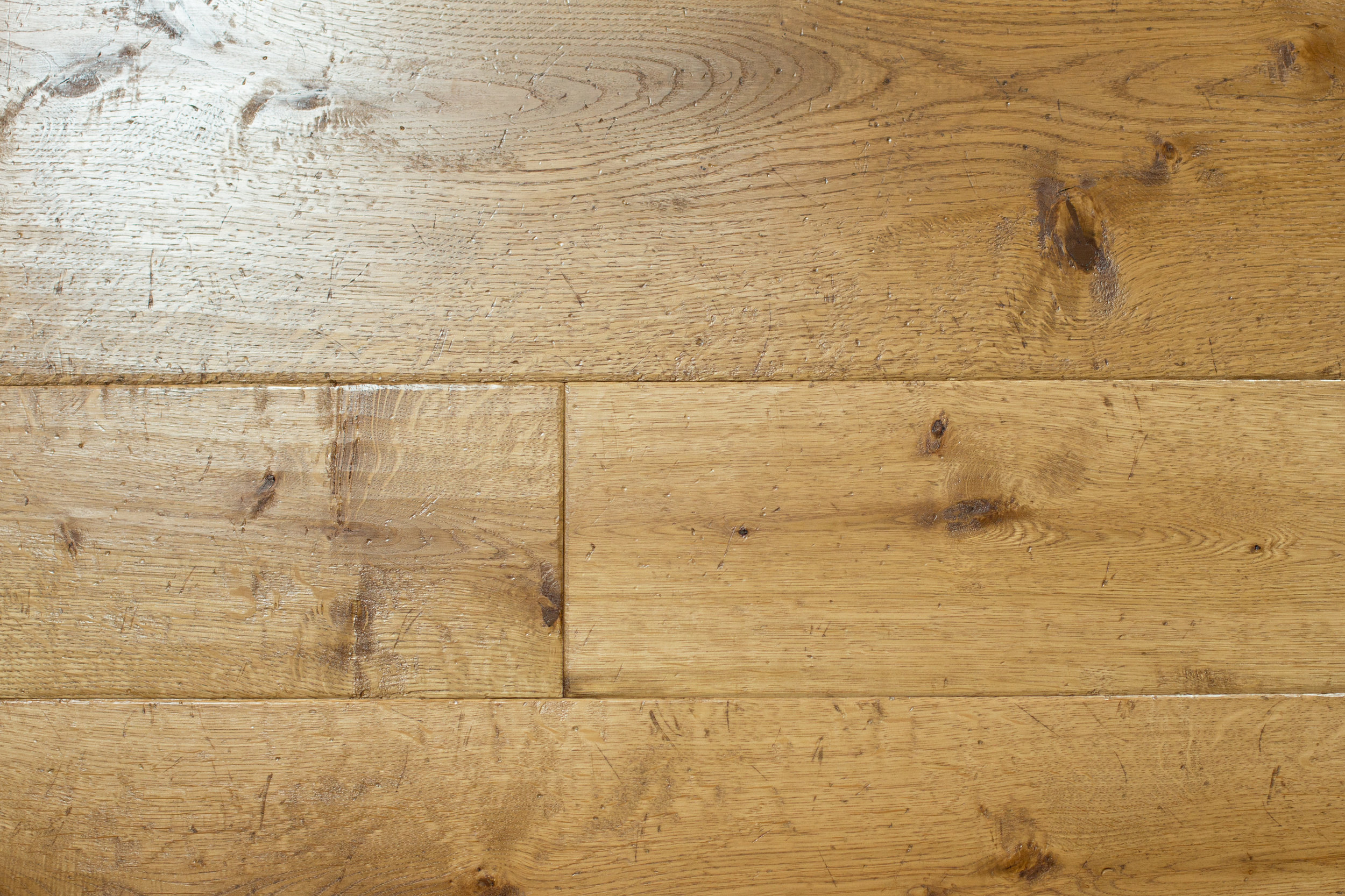Weathered wood flooring