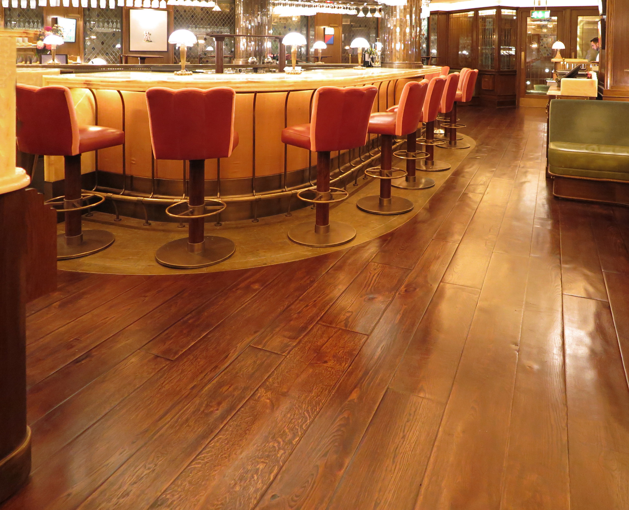 Handcrafted rustic wooden floors