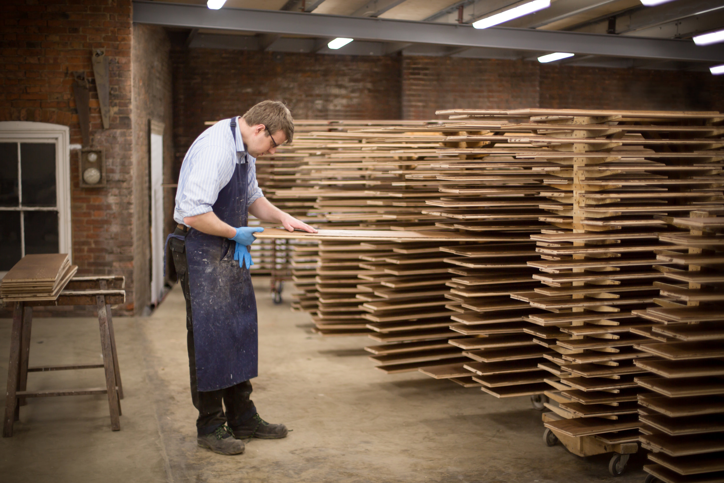 Handcrafted rustic wooden floors